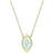 Swarovski Sparkling Dance Necklace - Gold/Green/Transparent
