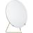 Moebe Standing Brass Bordsspegel 20x23cm