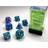Chessex Rollespils Terninger Waterlily w/White