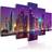 Arkiio Purple Nights 200x100 Tavla 200x100cm