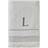 SKL Home Monogram L Bath Towel White (137.16x71.12cm)