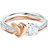 Swarovski Lifelong Heart Ring - Rose Gold/Silver/Transparent
