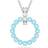 Swarovski Exalta Pendant Necklace - Silver/Blue/Transparent