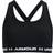 Under Armour Girl's Crossback Sports Bra - Black/White (1369971-001)