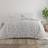 Home Collection Abstract Garden Bedspread Grey (274.32x238.76cm)