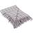 Design Imports Checked Blankets Grey (152.4x127cm)