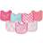 Luvable Friends Drooler Bib with Waterproof Back 7-pack Pink Balloon