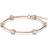 Swarovski Constella Round Cut Bracelet - Rose Gold/Transparent