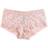 Hanky Panky Cross Dyed Leopard Boyshort - Desert Rose/White