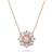 Swarovski Sunshine Pendant Necklace - Rose Gold/Pink/Transparent