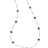 Ippolita Lollipop Multi Station Necklace - Silver/Lapis/White