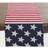 Saro Lifestyle American Flag Tablecloth Multicolour (182.88x40.64cm)