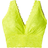 Cosabella Never Say Never Curvy Plungie Longline Bralette - Neon Yellow