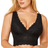 Cosabella Never Say Never Curvy Plungie Longline Bralette - Black