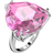 Swarovski Millenia Cocktail Ring - Silver/Pink