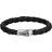 John Hardy Bamboo Station Bracelet - Silver/Black