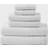 Vera Wang Sculpted Pleat Handduk Vit (137.16x76.2cm)
