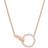 Swarovski Symbolic Hand Necklace - Rose Gold/Transparent