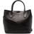 Polo Ralph Lauren Medium Leather Tote Bag - Black