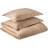 Tribeca Living Venice Duvet Cover Beige (243.84x233.68cm)