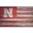 Fan Creations Nebraska Huskers Distressed Flag Sign