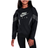 Nike Girl's Air French Terry Sweatshirt - Black/Dark Smoke Grey (DD7135-010)