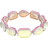 Swarovski Orbita Bracelet - Silver/Multicolour