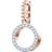 Swarovski Remix Alphabet Charm - Rose Gold/Transparent