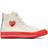 Comme des Garçons x Converse Play Chuck 70 High Top - Pristine/Red/Egret