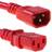 MicroConnect PE040630RED Power Cord C13-C14 3m Red