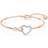 Swarovski Infinity And Heart Bracelet - Gold/Silver/Transparent