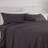 Home Collection Chevron Deep Bed Sheet Purple (243.84x167.64cm)