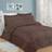 Sweet Home Collection Greek Key Bed Linen Brown (259.08x228.6cm)