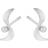Pernille Corydon Ocean Wave Earrings - Silver/Pearl