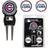 Team Golf MLB Chicago Cubs Divot Tool with Markers 4-pack