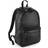BagBase Faux Leather Fashion Backpack (One Size) (Black)
