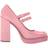 Steve Madden Twice Mary Jane Platform Pumps W - Pink Patent