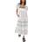 Free People Jamie Embroidered Cotton Maxi Dress - Black/White