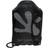 Gecko Drawstring Waterproof Backpack - Black/Grey