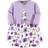 Touched By Nature Organic Cotton Dress & Cardigan - Purple Garden (10161311)