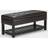 Simpli Home Cosmopolitan Leather Storage Bench 110.5x48cm
