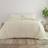 Garment Washed Solid 3-pack Duvet Cover Beige (284.48x248.92cm)