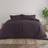 Garment Washed Solid 3-pack Duvet Cover Purple (284.48x248.92cm)