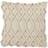 Saro Lifestyle Diamond Weave Complete Decoration Pillows Beige (45.72x45.72cm)