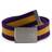 Eagles Wings LSU Tigers Fabric Belt - Blue