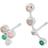 Pernille Corydon Stardust Earsticks - Silver/Multicolour