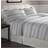Pointehaven Flannel Bed Sheet Grey, Blue (254x177.8cm)