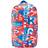 Reebok Childrens/Kids Graphic Print Backpack (One Size) (Orange/Blue)