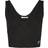 Calvin Klein Ribbed Crop Tank Top - Black