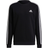 adidas Men's Sportwear Essentials Fleece 3-Stripes Sweatshirt - Black/White